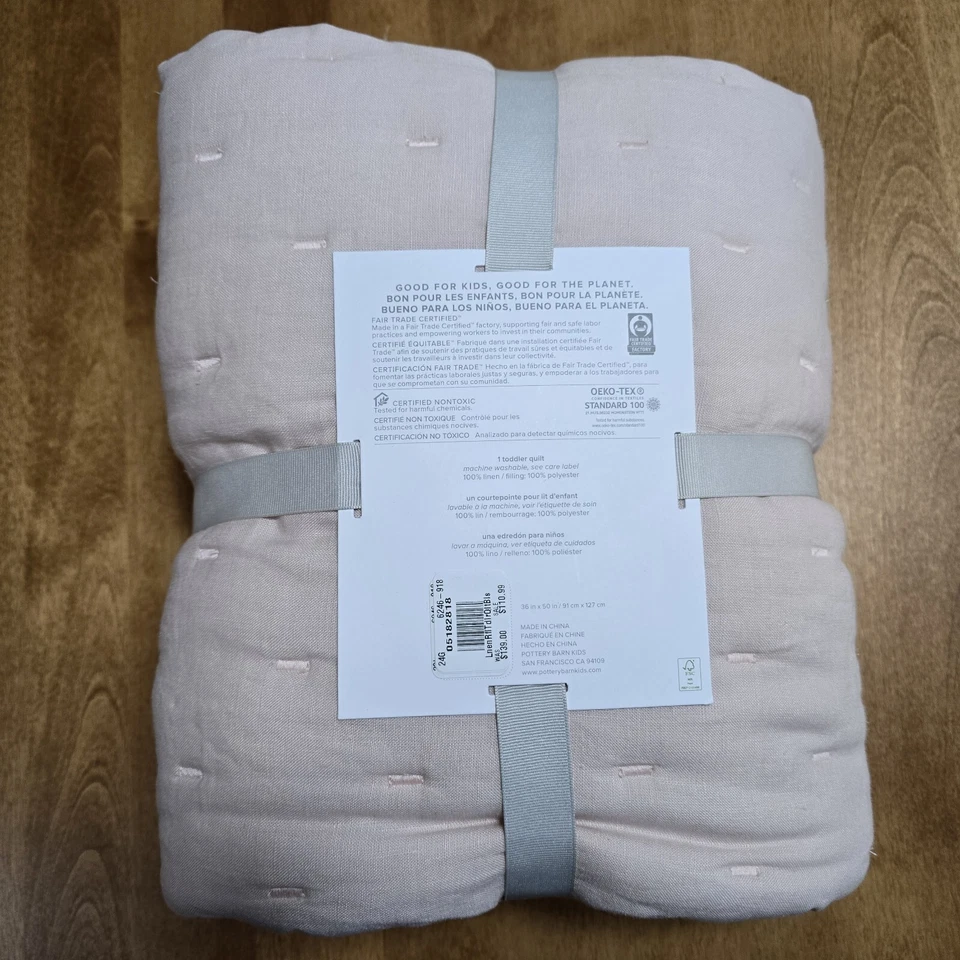 COLCHA DE CERÁMICA GRANERO NIÑOS LINO EUROPEO CON VOLANTES BEBÉ NIÑO ~ RUBOR Foto 2 de 4