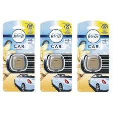 3x Febreze Car Lufterfrischer bis zu 30 Tage Frische Auto Duft Vanille