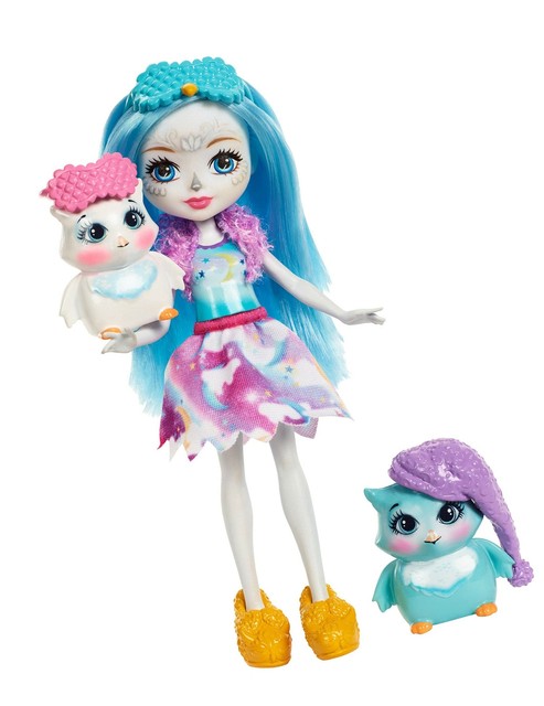 enchantimals sleepover night owl dolls