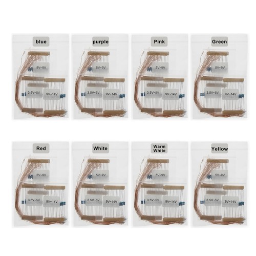 240pcs Pre-wired Micro Litz Wire SMD LED 0603 Light Resin Cover Waterproof - Picture 6 of 6