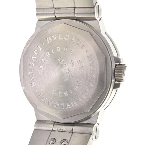con papel BVLGARI Diagono Sports LCV29S fecha esfera blanca cuarzo damas O#138220 - Imagen 6 de 9
