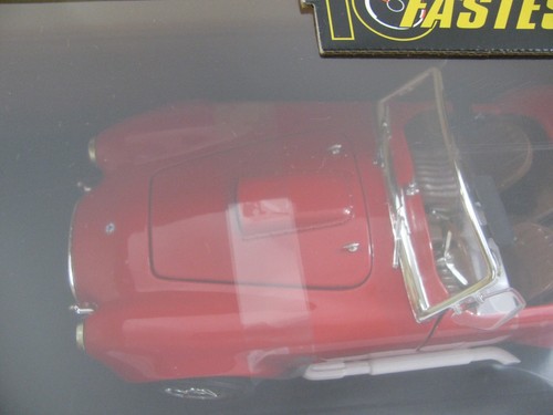 Ertl American Muscle 10 Fastest 1/18 Diecast Red 1966 Shelby Cobra #32760 NIB - Picture 6 of 12