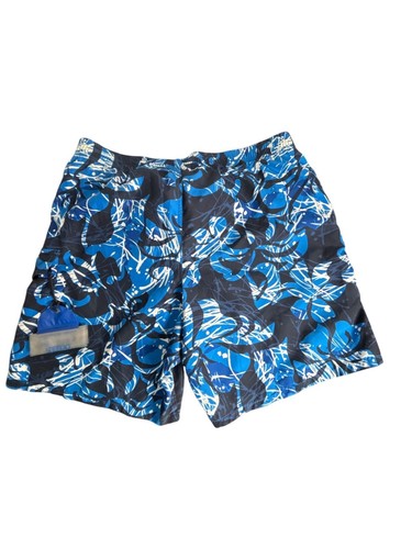 Bañador Speedo para hombre azul hawaiano floral forrado de malla con talla extra L - Imagen 2 de 8