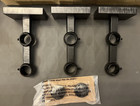 #4 William Sonoma Curtain Rod Wall Bracket Brushed Blk .78 dia *ROD NOT INCLUDED