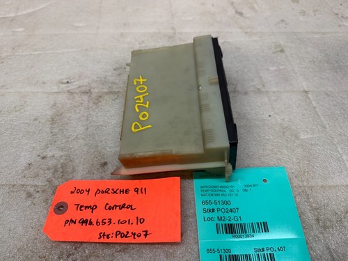 04 PORSCHE 996 996tt OEM HEATER AC A/C CLIMATE CONTROL 99665310110 01-05 - Picture 8 of 14