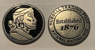 NAVAJO INDIAN HUBBELL TRADING POST NATIONAL PARK Special Issue Medallion CULTURE