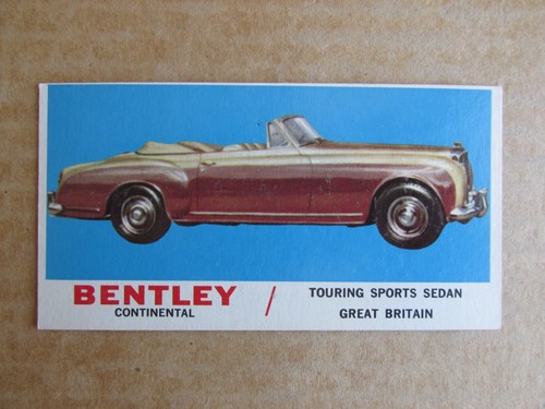 1961 TOPPS SPORTS CARS CARD SINGLES COMPLETE YOUR SET PICK CHOOSE - Picture 34 of 97