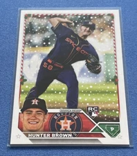 2023 Topps Holiday #H7 Hunter Brown RC Houston Astros