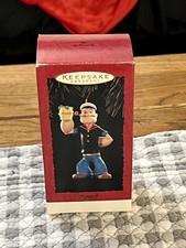 Hallmark Keepsake Ornament Popeye Sailor Spinach 1994 Vintage Christmas