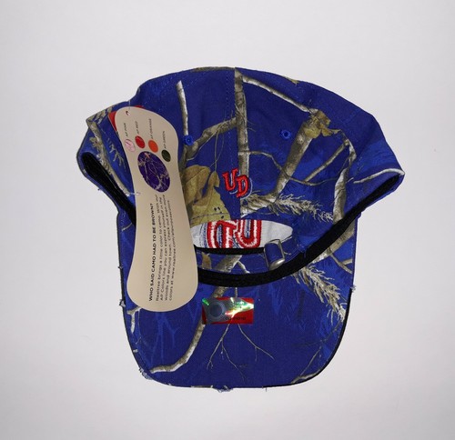 UD University of Dayton Flyers Adjustable Buckle Hat Embroidered Distressed Cap - Picture 3 of 3