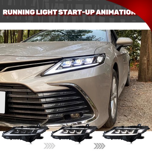LED Headlights for Toyota Camry 8th Gen 2018-2023 Projector Front Lamps Assembly - Picture 3 of 5
