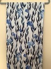 Table runner 72” Blueberries Blue White Lined Fruit Blueberry Bush Leaf
