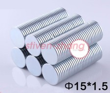 Wholesale 5/8'' x 1/16''  Disc Round NdFeB Rare Earth Neodymium Magnets N50