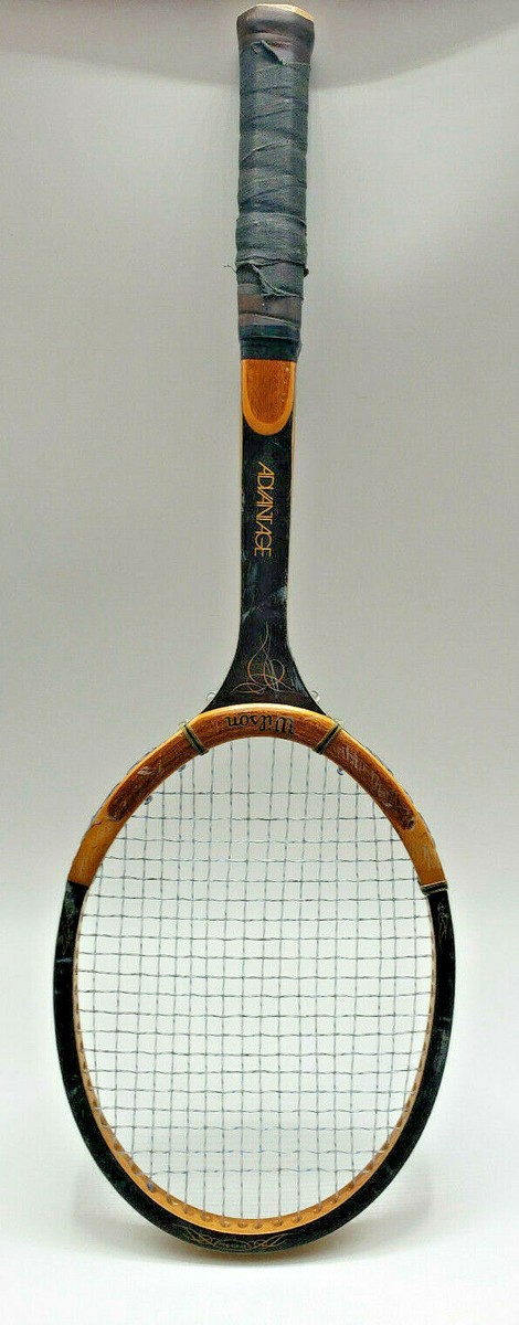 Vintage Wilson Advantage Strata-Bow Wood Tennis Racquet