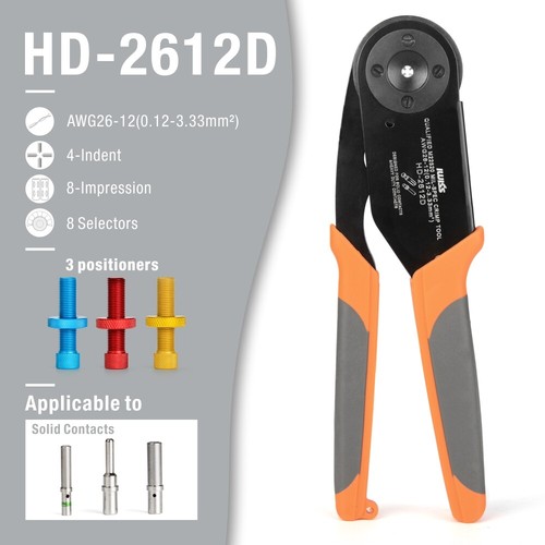 IWISS HD-2612D Deutsch Connector Tool Crimper Harley Caterpiller Hand Tool - Picture 2 of 7