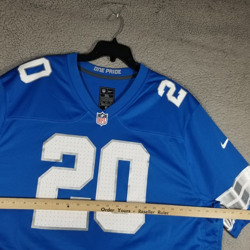 3XL- Detroit Lions Barry Sanders #20 Nike Blue Game Jersey ๐ฆ Men 67NM-OB9K NWOT - Picture 8 of 12