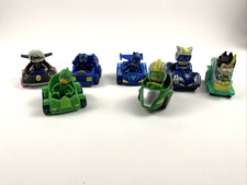 PJ Masks Push Along Racers Catboy Gekko Romeo Ninja Figures Cars Lot of 11