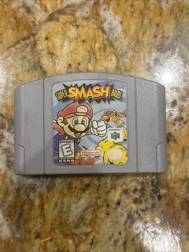 Super Smash Bros Video Game Cartridge For Nintendo 64 TESTED 