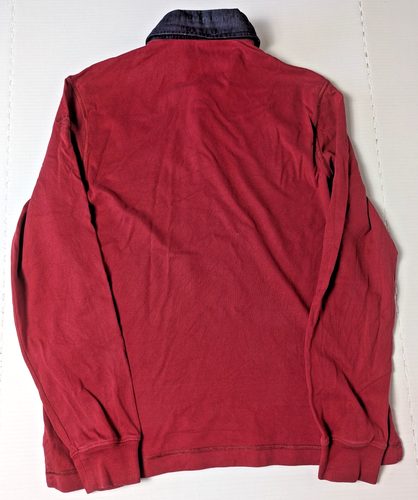 Mens Paul & Shark Long Sleeve Polo Shirt sz L Yachting Red Blue Embroidered - Picture 10 of 11