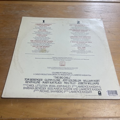 The Big Chill -Original Movie Soundtrack Vinyl LP (1983 Motown) 6062ML - Picture 2 of 4