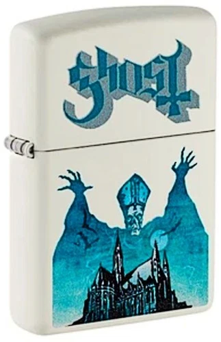 Hard To Find Swedish White Ghost Heavy Metal Band ZIPPO LIGHTER
