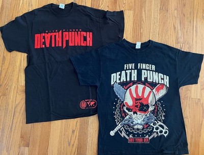 Two Five Finger Death Punch Concert Tees 2016 & 2023 size Mens Large