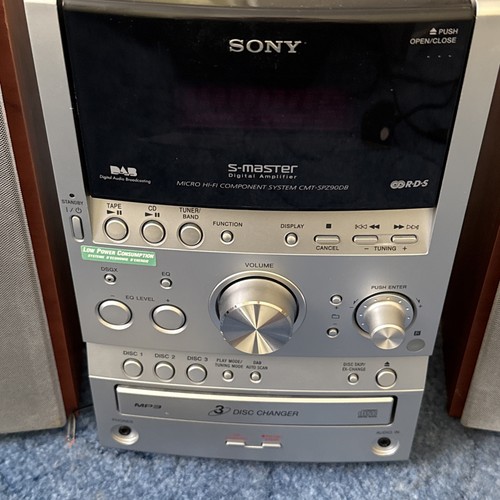 Sony Micro Hi-Fi System CMT-SPZ90DB CD/Tape/ Radio,  with speakers/remote - Picture 2 of 7