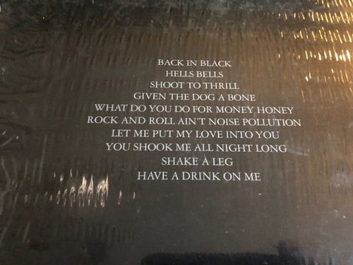 AC/DC Back in Black LP Vinyl 1980 Atlantic Records - Bild 3 von 6