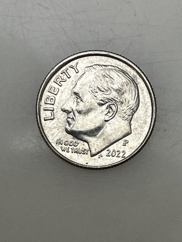 2022 P 10 Cent Coin Die Chip Error - Picture 2 of 3