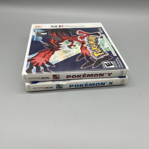 Pokémon X & Pokémon Y Bundle (Nintendo 3DS) CIB Complete Tested And Working - Picture 3 of 11