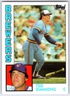 1984 Topps #630 - Ted Simmons Milwaukee Brewers (NM) *HGCARDS*