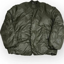 Zara Oversized Khaki Padded Jumper - Size M