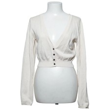 Mint & Berry, Bolero, Größe: M, Beige, Baumwolle, Einfarbig, Feinstrick #TkG