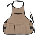 Men Women Multi-functional Tool Apron Oxford Fabric Apron with Multi-Pockets
