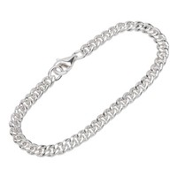 Armband 925 Sterling Silber 19Cm Panzerkette Herren Armbandkette Designer Kette