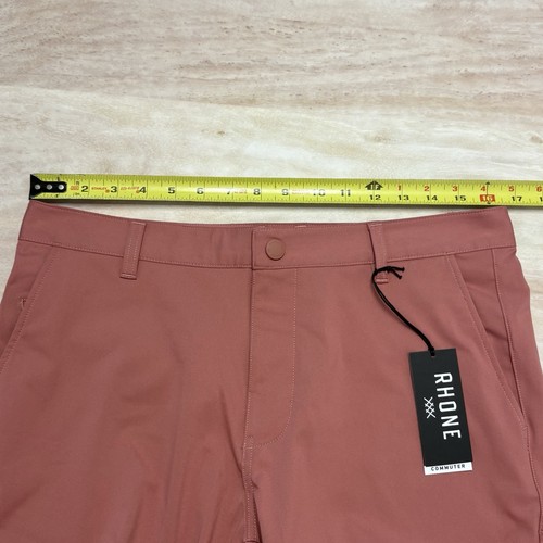 NWT Rhone Commuter Slim Pants Sz 32 (Nantucket Red) - Picture 9 of 13