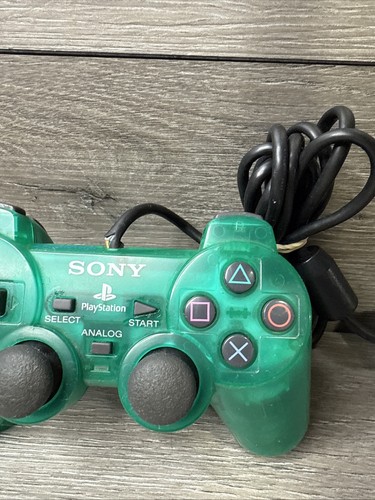 Mando DualShock Oficial Sony PlayStation 2 PS2 Verde Esmeralda Probado - Imagen 7 de 15