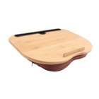 Lap Desk with Pillow Cushion,Laptop Stand with Slot for Tablet,Computer Bed8586