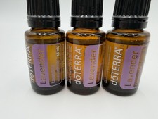 New d TERRA Lavender Essential Oil, specifically the 15 mL bottles Set Of 3