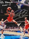 Dennis Rodman Signed Photo 11x14 METALLIC Pistons Bulls Worm Autograph HOF JSA
