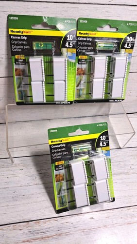 ReadyNail Canvas Grip Hangers Holds Up To 10lb 3 Packs 12 Hangers Total - Picture 7 of 9