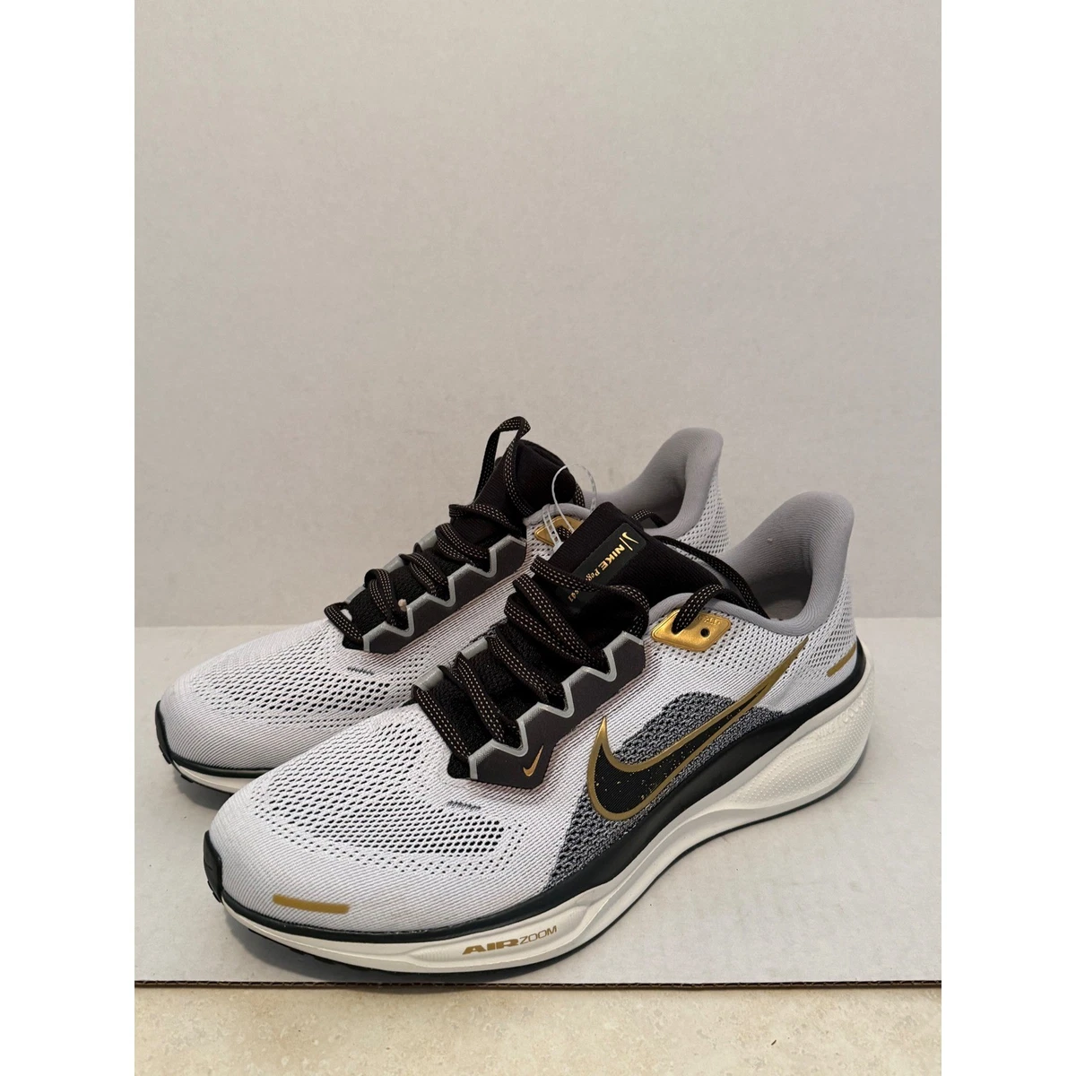 Nike Air Zoom Pegasus 41 Light Smoke Grey Metallic Gold for Sale