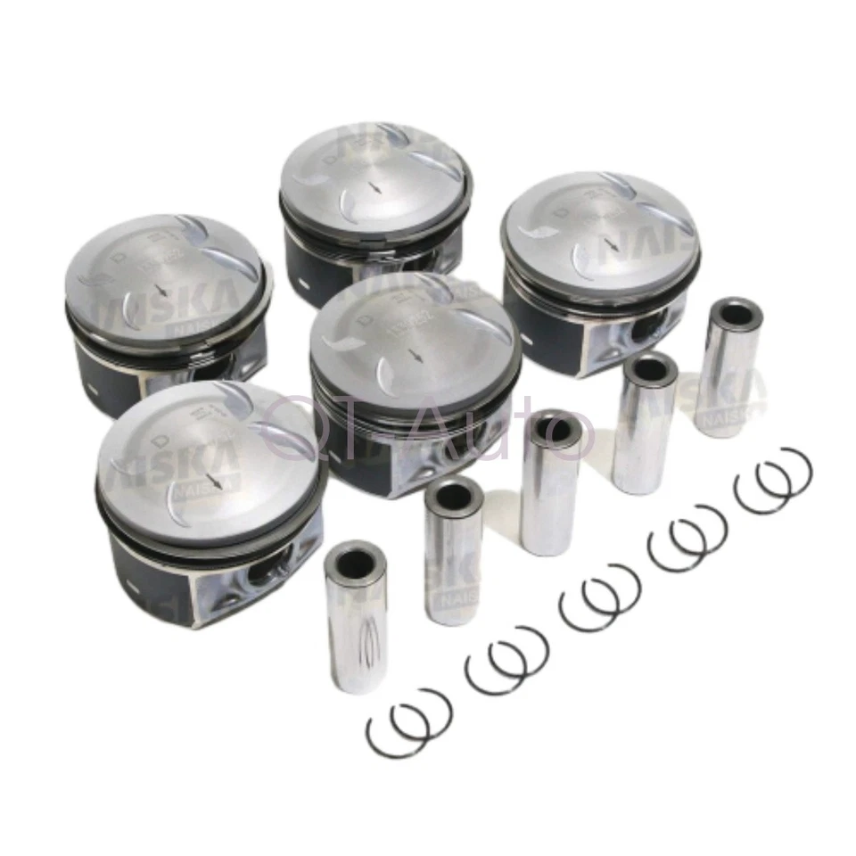 5 Set Mahle Piston 31430138 for 2.5 T5 Volvo S40 S60 S80 C30 C70 XC90 - Image 3 of 3