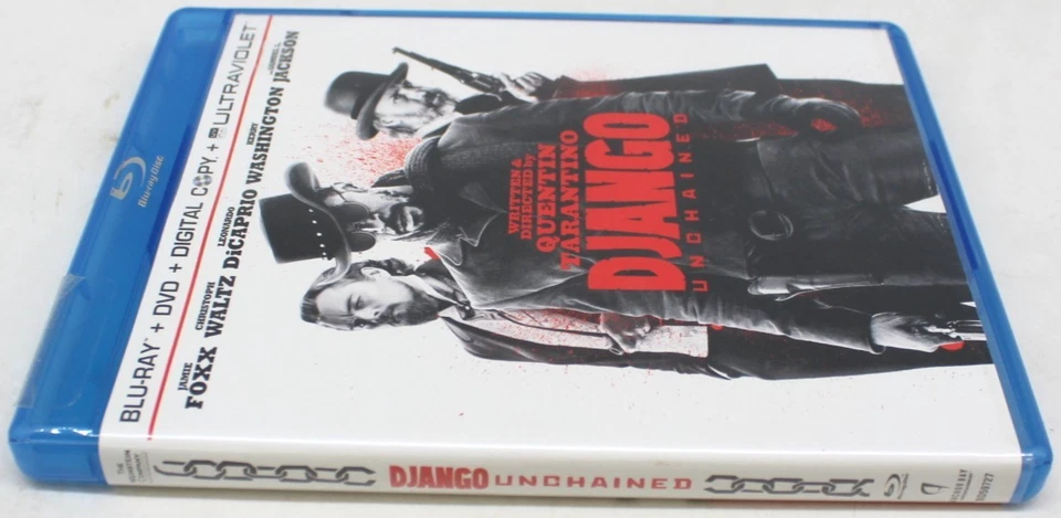 Django Unchained Movie Blu Ray DVD No Digital No Ultraviolet Action Jamie Foxx - Image 3 of 4