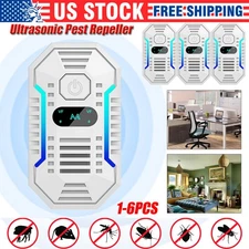 Ultrasonic Pest Reject Home Control Electronic Repellent Rat Mice Repeller 1-6PC