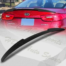 For 2014-2015 Kia Optima K5 W-Power Primer Black V-Style Rear Trunk Spoiler Wing