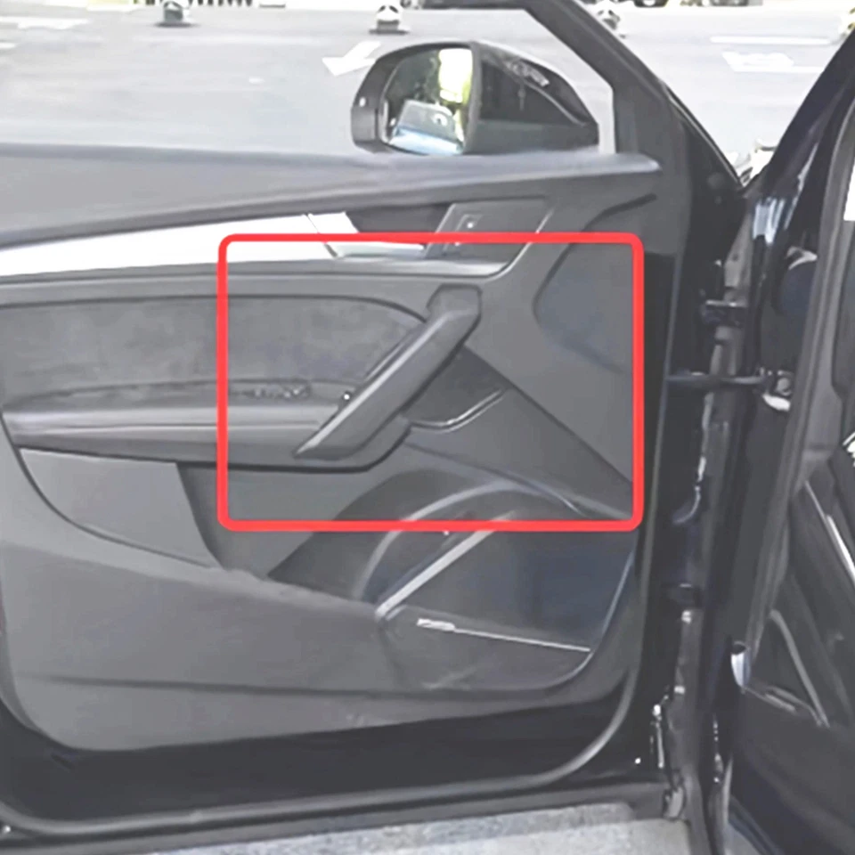 Repuesto de panel de moldura de manija de puerta interior delantera y trasera para Audi Q5 SQ5 2018-24 Foto 4 de 4