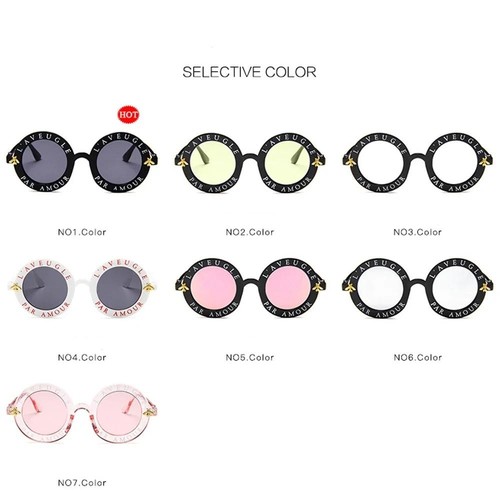 Kleine runde schwarze Metall Sonnenbrille Damen Mode Accessoires Retro Brillen 1 Stück - Bild 5 von 17