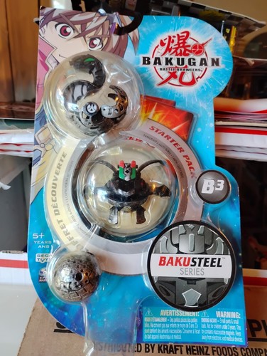 Bakugan Battle Brawlers Bakusteel Series Starter Pack B3 New in Package 2009