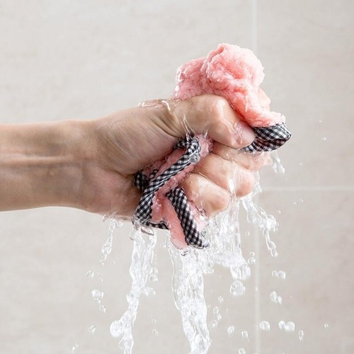 Toallas de plato de terciopelo coralino suave y absorbente para limpieza de vidrios y puertas - Imagen 3 de 16
